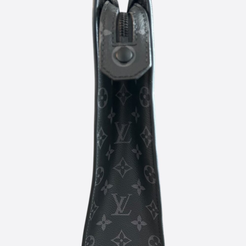 Louis Vuitton Black Monogram Eclipse Sac Plat 24h - image 4
